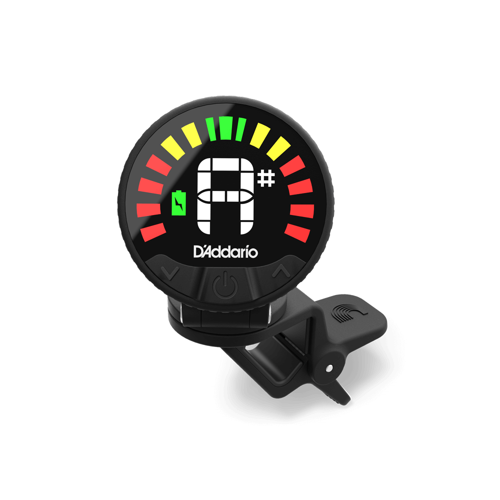 D'Addario Nexxus 360 USB Rechargeable Headstock Tuner in Black