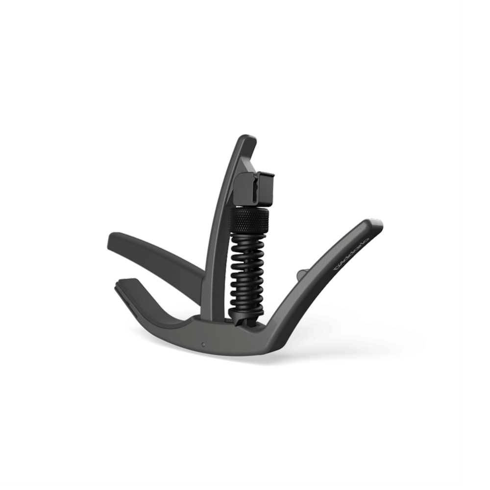 D'Addario Artist Capo Adjustable Tension  - Metallic Grey