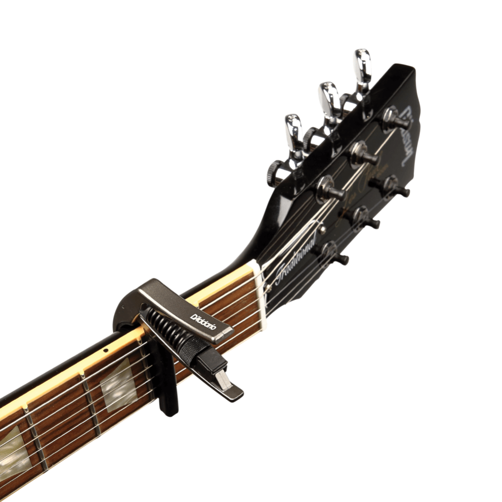 D'Addario Artist Capo Adjustable Tension  - Metallic Grey