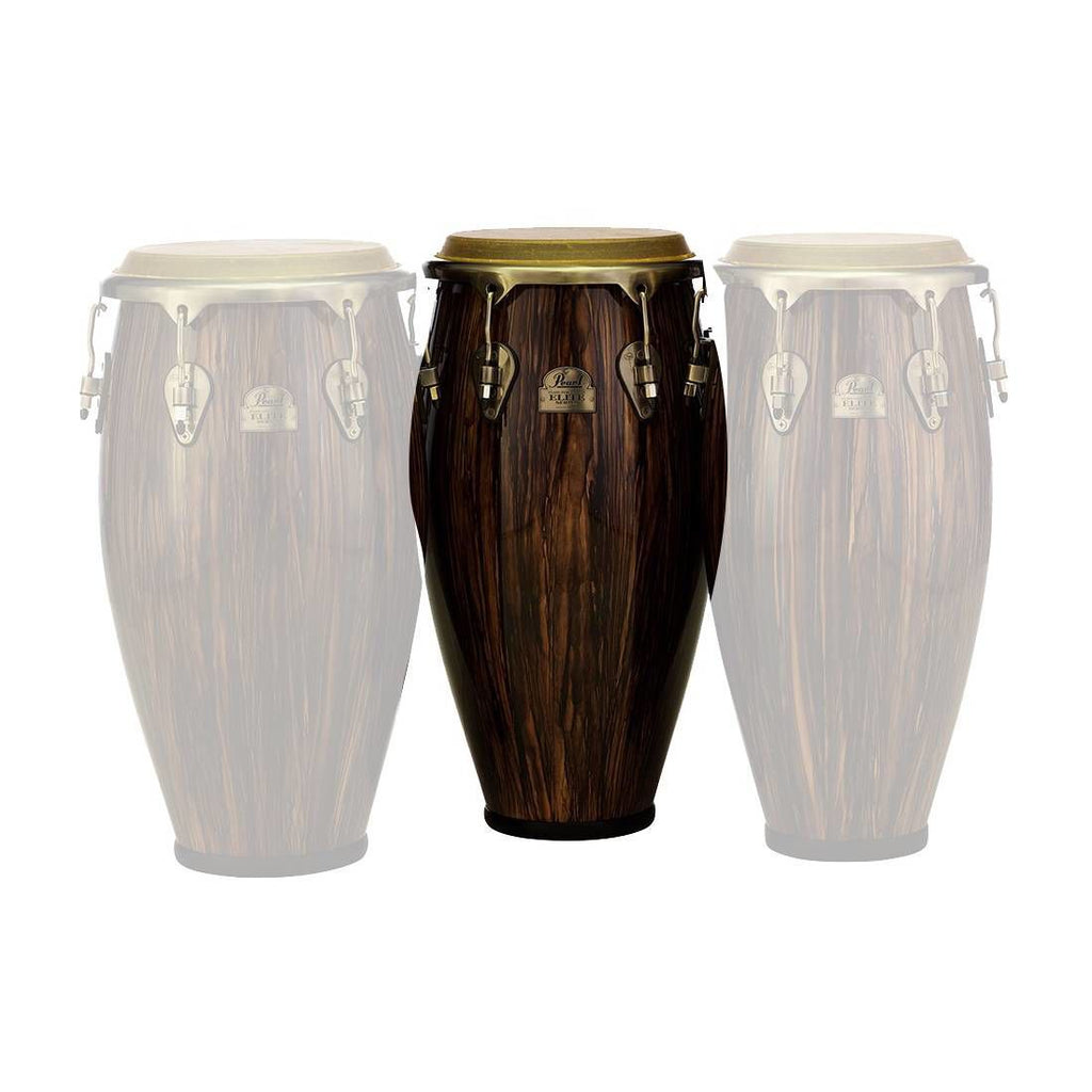 Pearl Elite Series Wood-Fiber 11.75in Conga in High Gloss Maduro Brown