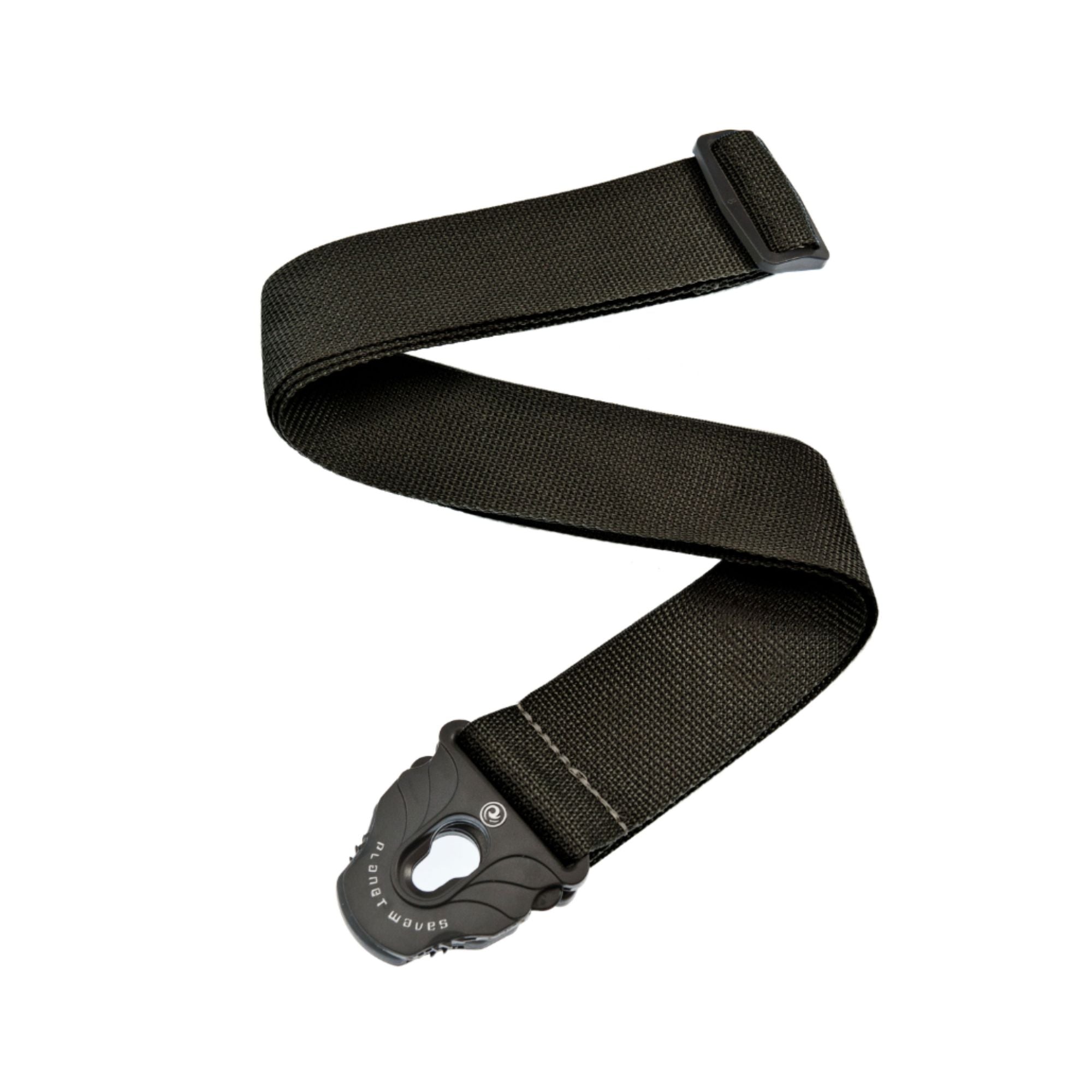 Planet Waves 2inch Classic Planet Lock Guitar Strap in Black