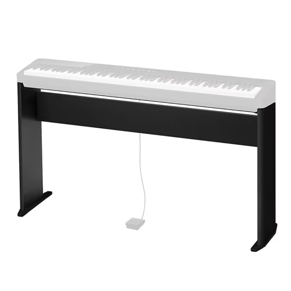 Casio Privia PX-S1100 Slimline Portable Digital Piano Bundle with Stand and Pedal - Black