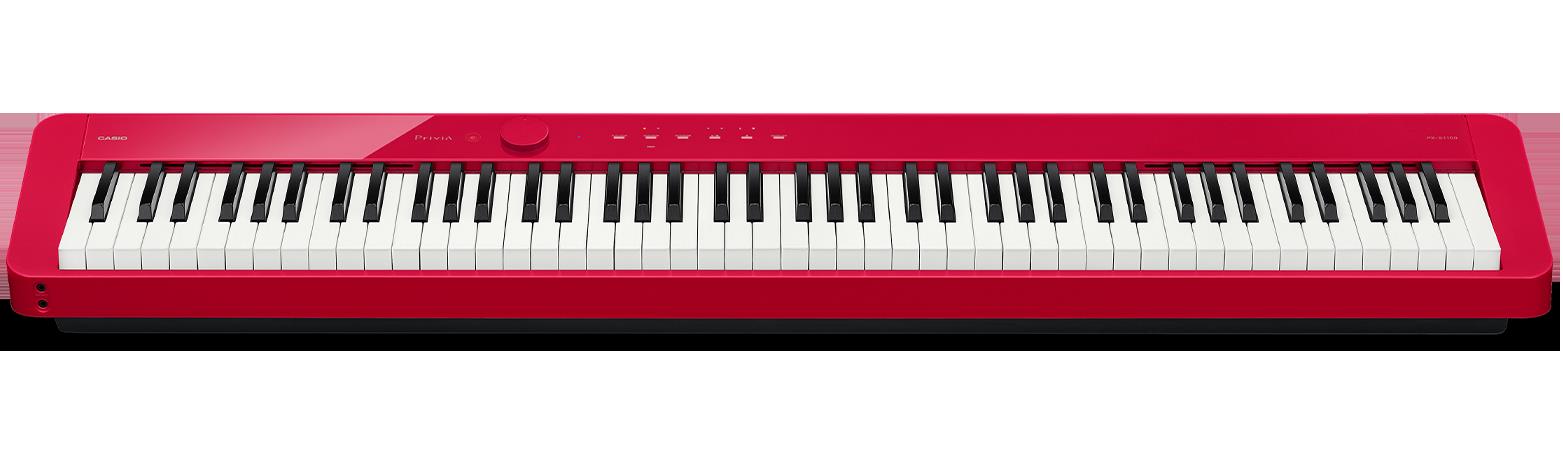 Casio Privia PX-S1100 Slimline Portable Digital Piano - Red