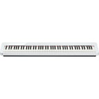 Casio Privia PX-S1100 white portable digital piano with sleek slimline design, stage-ready performance keyboard.