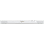 Casio Privia PX-S1100 portable digital piano in white, slimline stage keyboard with keys and control panel visible.