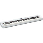 Casio Privia PX-S7000 portable digital piano with white stand, compact design, and full-size keyboard for versatile music practice