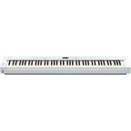 Casio Privia PX-S7000 portable digital piano with stand in white, showing the sleek keyboard and modern design.