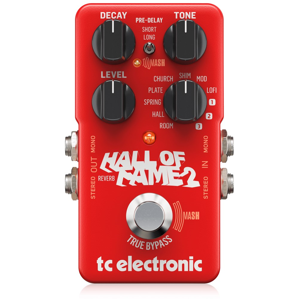 TC Electronic Hall of Fame 2 Reverb Guitar Effects Pedal with TonePrint Technology - OPEN BOX