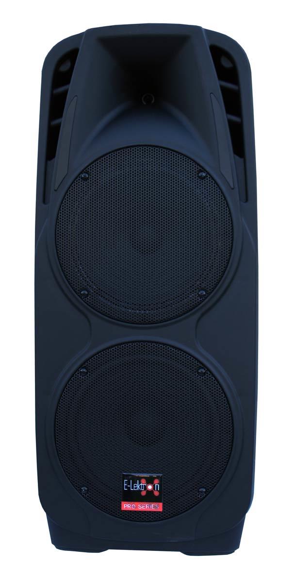 E-Lektron EL225 Dual 10 Portable PA System with 2 Wireless Microphones and Bluetooth - OPEN BOX
