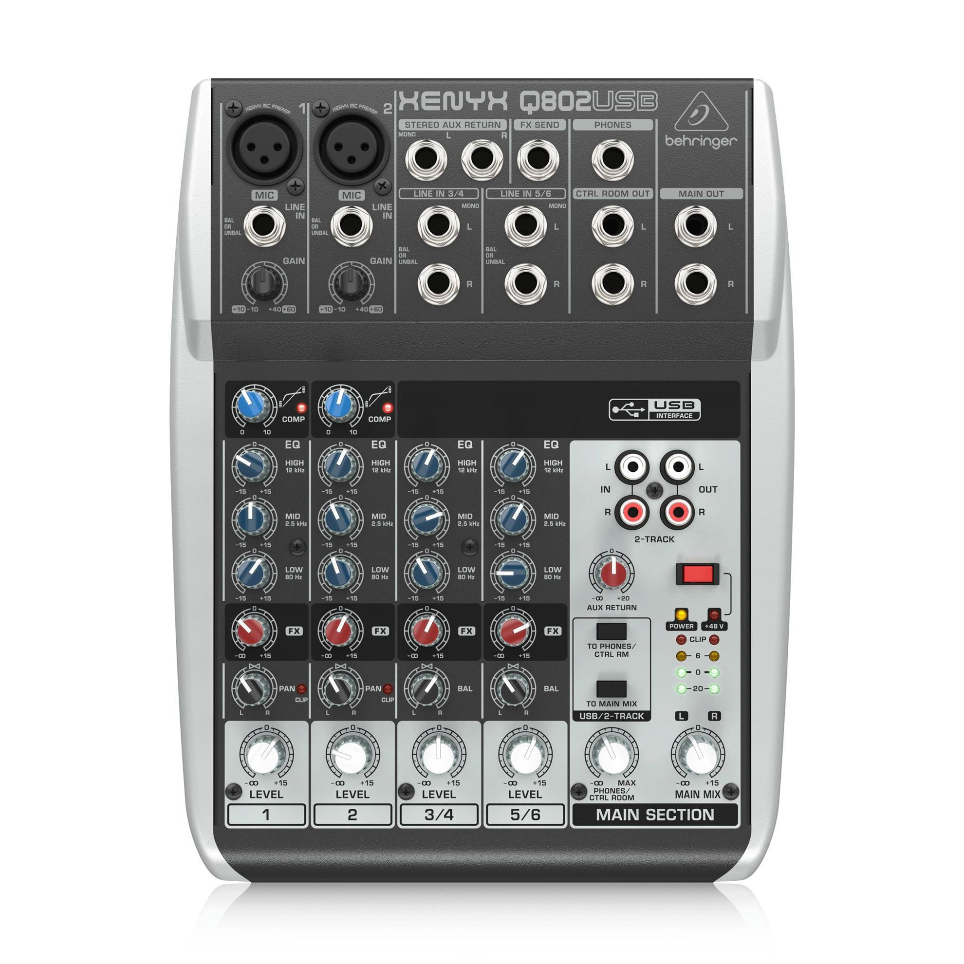 Behringer Xenyx Q802USB Mixer - Open Box