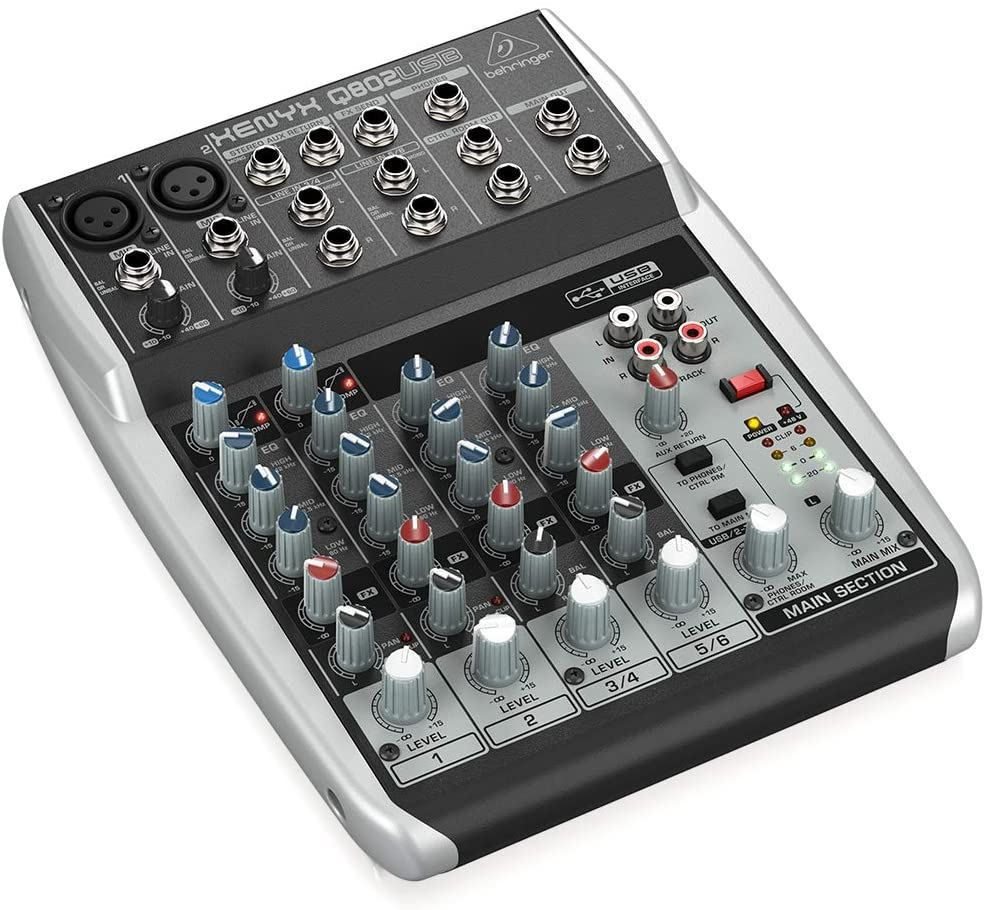 Behringer Xenyx Q802USB Mixer - Open Box