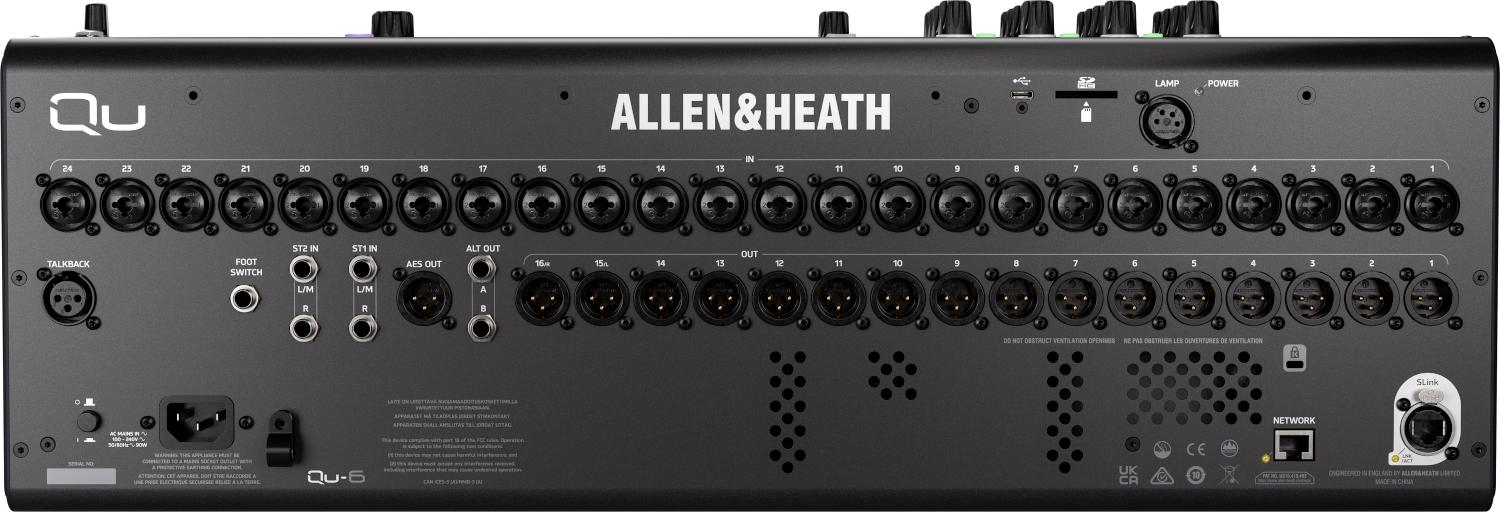 Allen & Heath QU-6 Digital Mixing Console