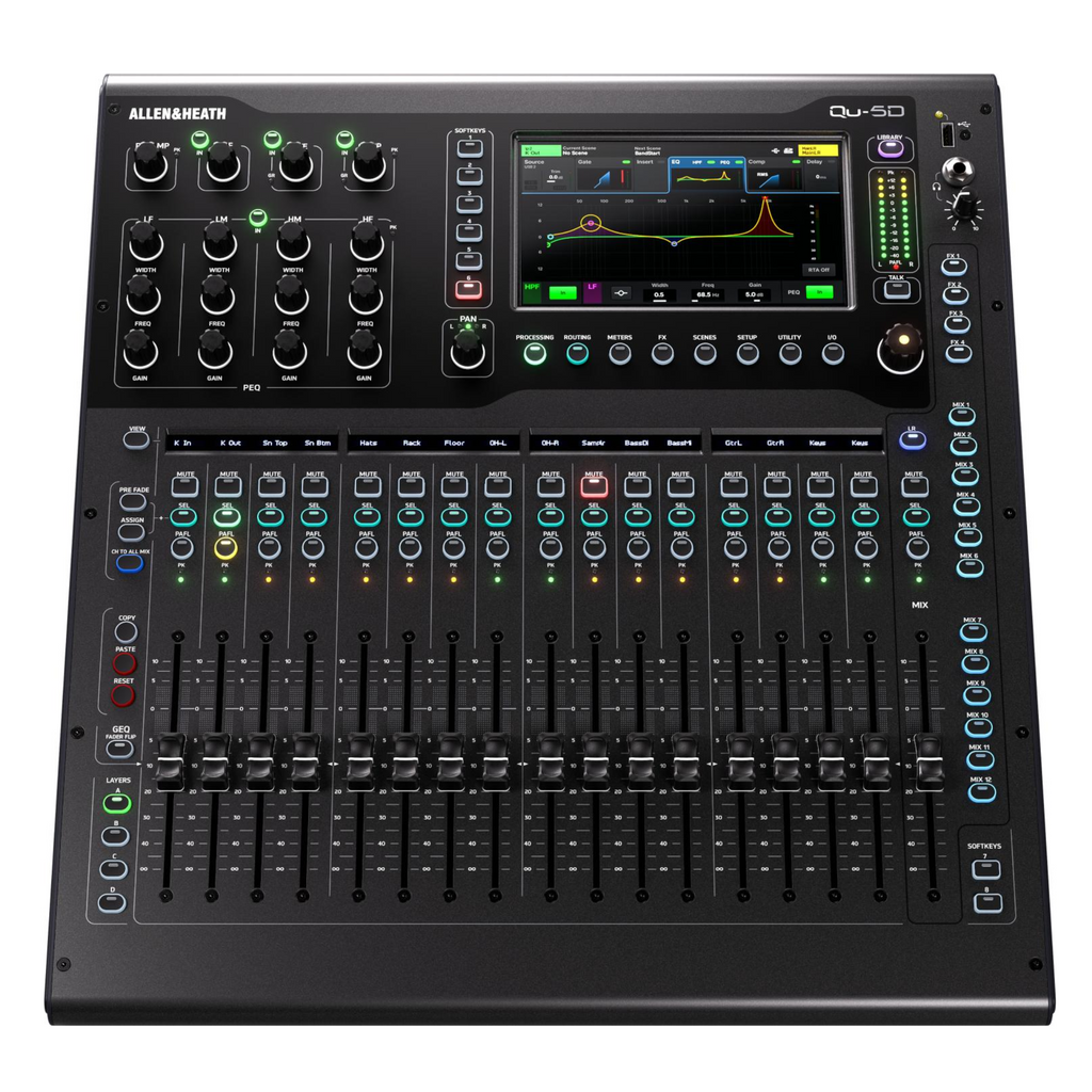 Allen & Heath QU-5D Digital Mixing Console w/Dante