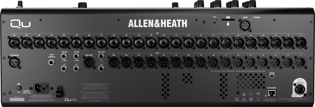 Allen & Heath QU-6 Digital Mixing Console
