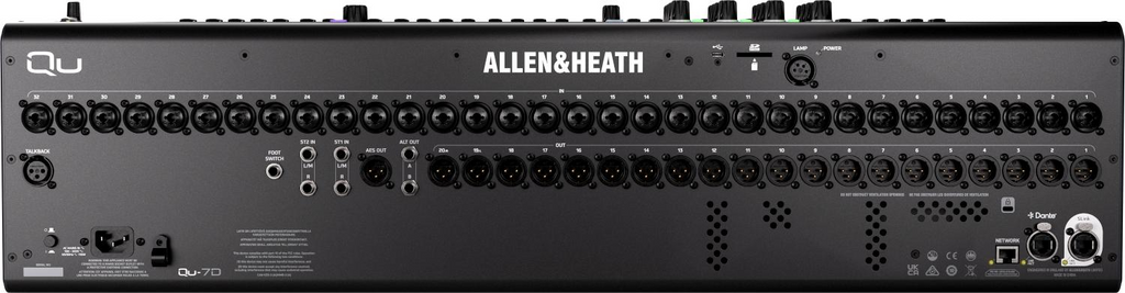 Allen & Heath QU-7D Digital Mixing Console w/Dante