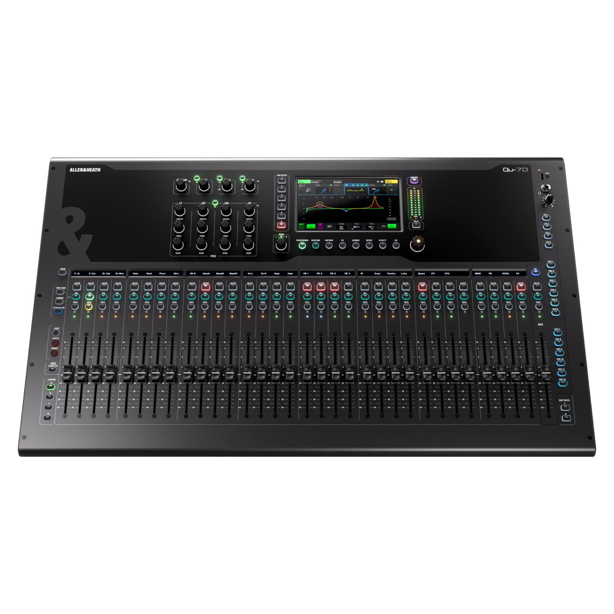 Allen & Heath QU-7D Digital Mixing Console w/Dante