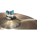 ProMark R22 Cymbal Rattler accessory attached to a cymbal, used for creating rhythmic rattling sounds during drumming.