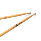 ProMark Rebound 2B ActiveGrip drumsticks with hickory handle and acorn tip, designed for precise drumming and durability.