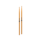 ProMark Rebound 2B ActiveGrip drumsticks with hickory wood and acorn tips, designed for durability and grip in drumming.