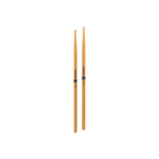ProMark Rebound 5A ActiveGrip drumsticks with Hickory and Acorn tips, featuring a clear finish and ergonomic design for drumming.