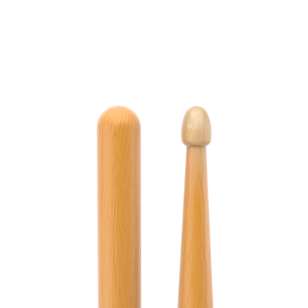 Promark Rebound 5A ActiveGrip drumsticks with hickory shaft and acorn tips, ideal for drummers seeking reliable sticks.