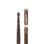 ProMark Rebound 5B FireGrain drumsticks with natural wood finish and textured grip, designed for drummers.