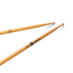 ProMark Rebound 7A ActiveGrip drumsticks with hickory construction and acorn tip, designed for drummers.