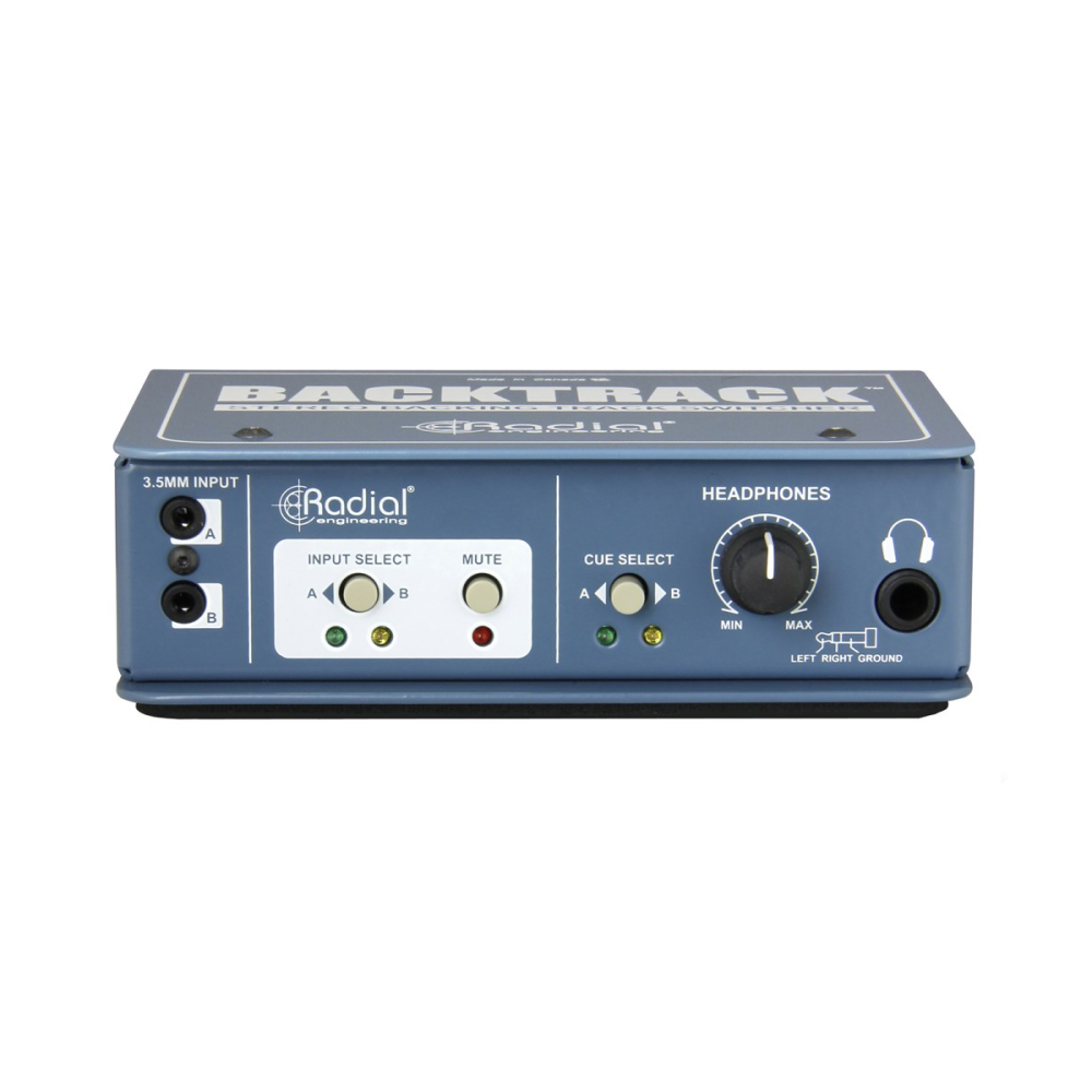 Radial Backtrack Stereo Backing Track Switcher