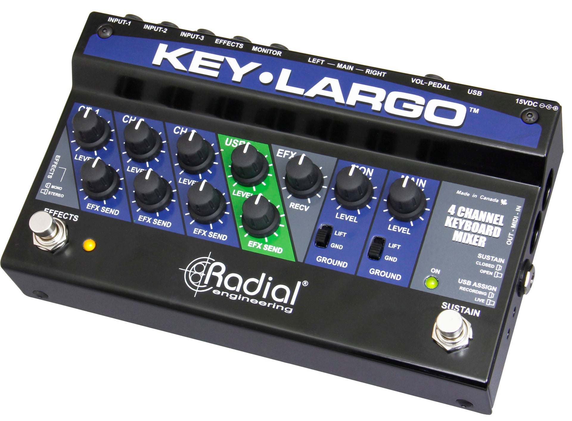 Radial Key-Largo Keyboard Mixer