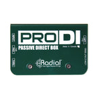 Radial Engineering Radial ProDI 1-channel passive instrument direct box for live outboard audio setups.