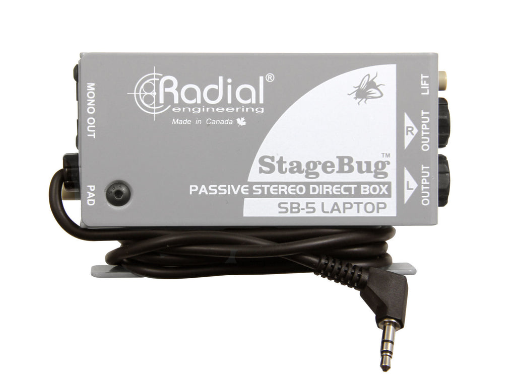 Radial StageBug SB5 Passive Stereo DI Box