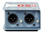 Radial Line level isolator, passive 2 chann balanced w/high performance transformers