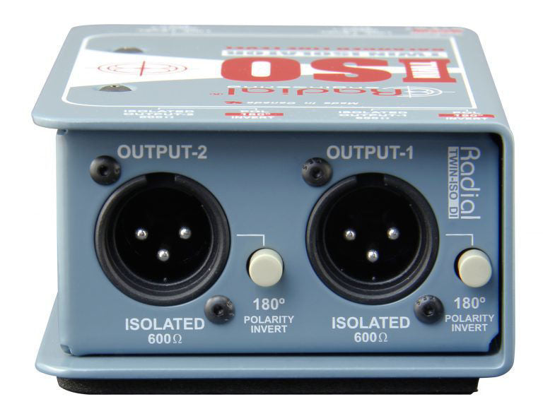Radial Line level isolator, passive 2 chann balanced w/high performance transformers