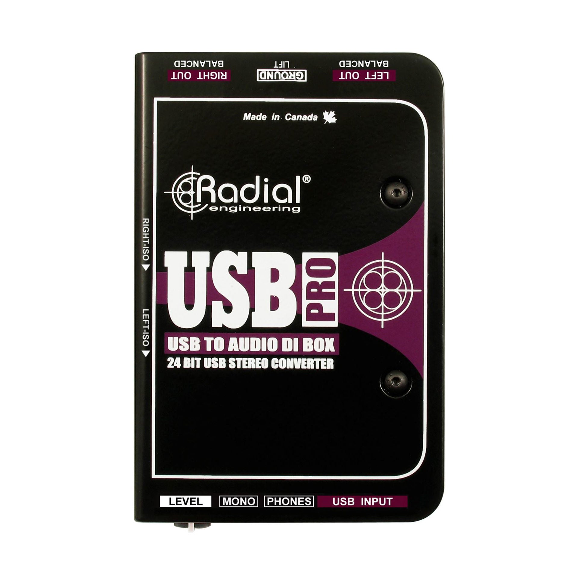 Radial USB-Pro 2 Channel Active Instrument Direct Box