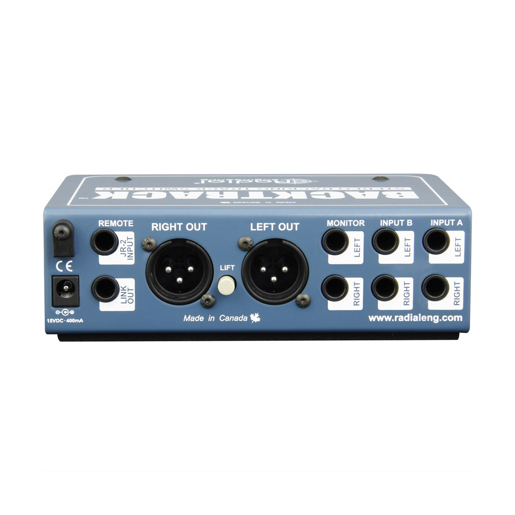 Radial Backtrack Stereo Backing Track Switcher