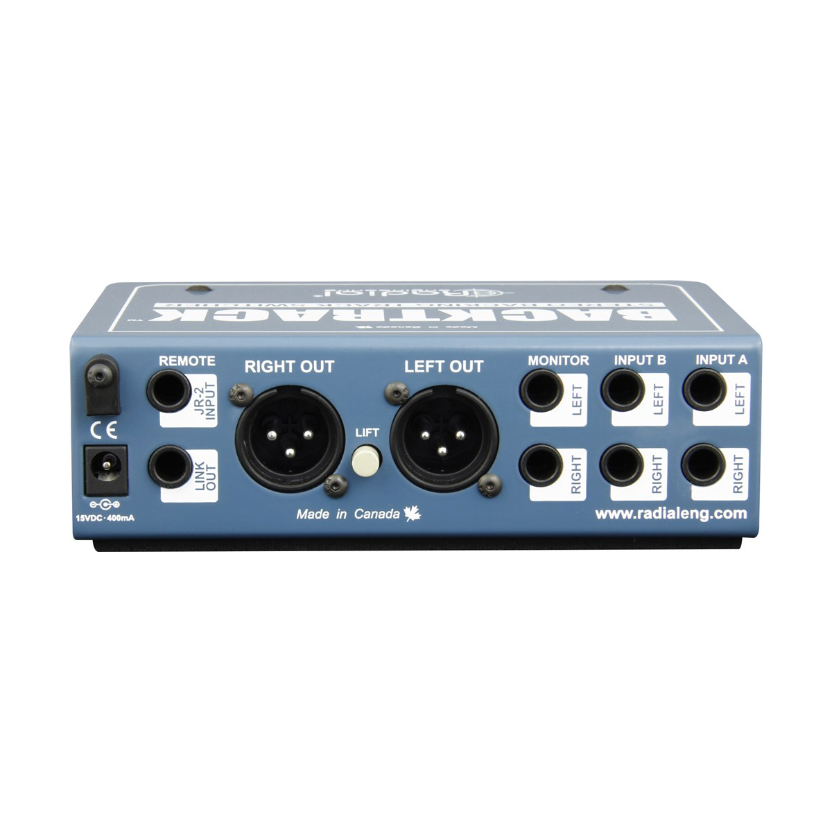 Radial Backtrack Stereo Backing Track Switcher