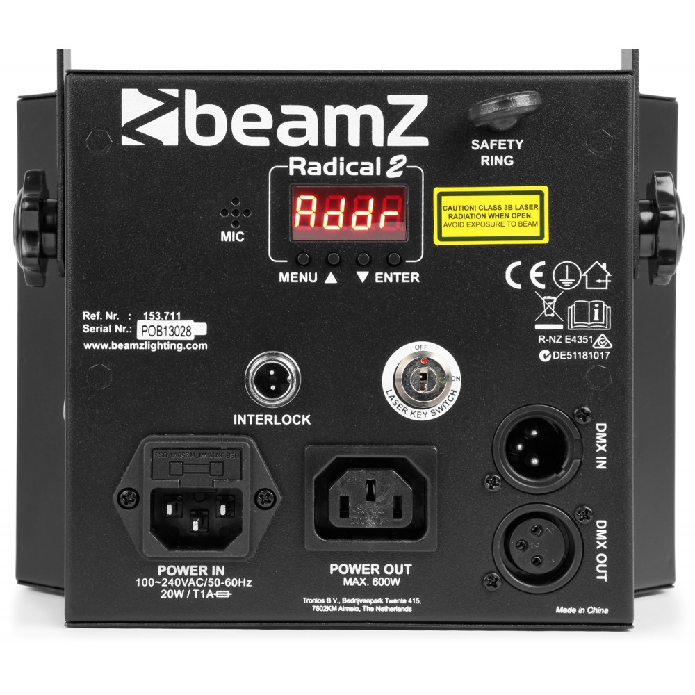 Beamz Radical-II LED Multi Effect Light