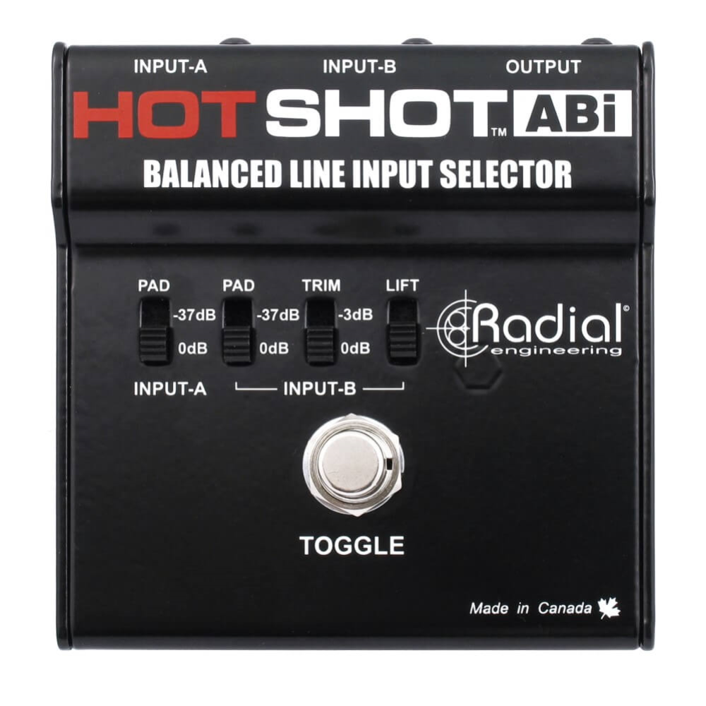 Radial HotShot ABi Balanced Input Footswitch Selector