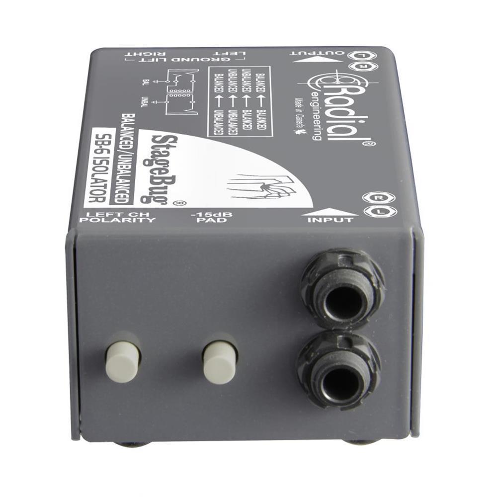 Radial StageBug SB6 Passive Stereo Line Isolator