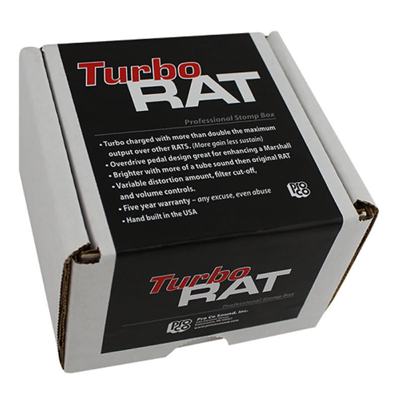 ProCo Rat Turbo Rat Distortion Guitar Effects Pedal