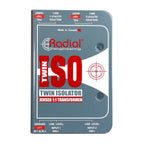Radial Line level isolator, passive 2 chann balanced w/high performance transformers