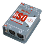Radial Line level isolator, passive 2 chann balanced w/high performance transformers