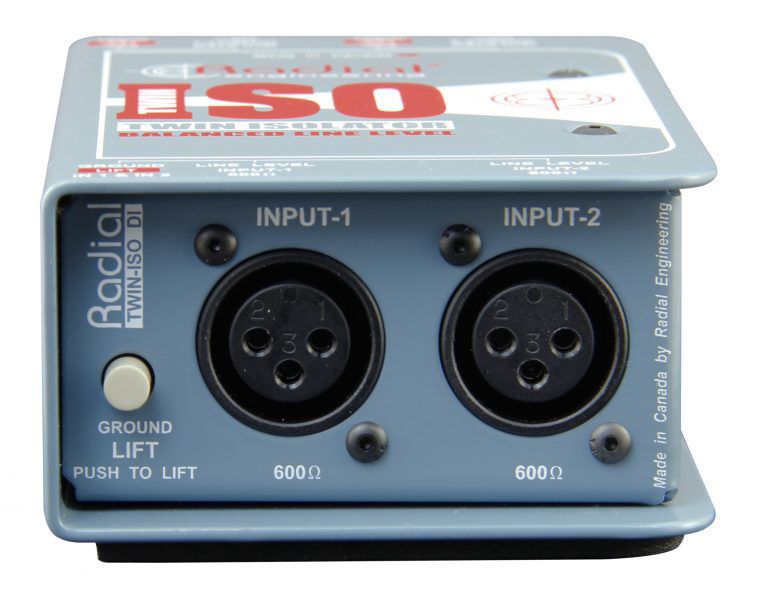 Radial Line level isolator, passive 2 chann balanced w/high performance transformers