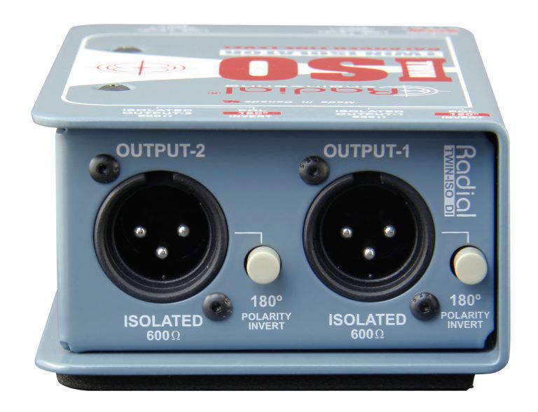 Radial Line level isolator, passive 2 chann balanced w/high performance transformers