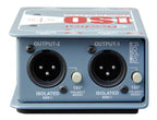 Radial Line level isolator, passive 2 chann balanced w/high performance transformers