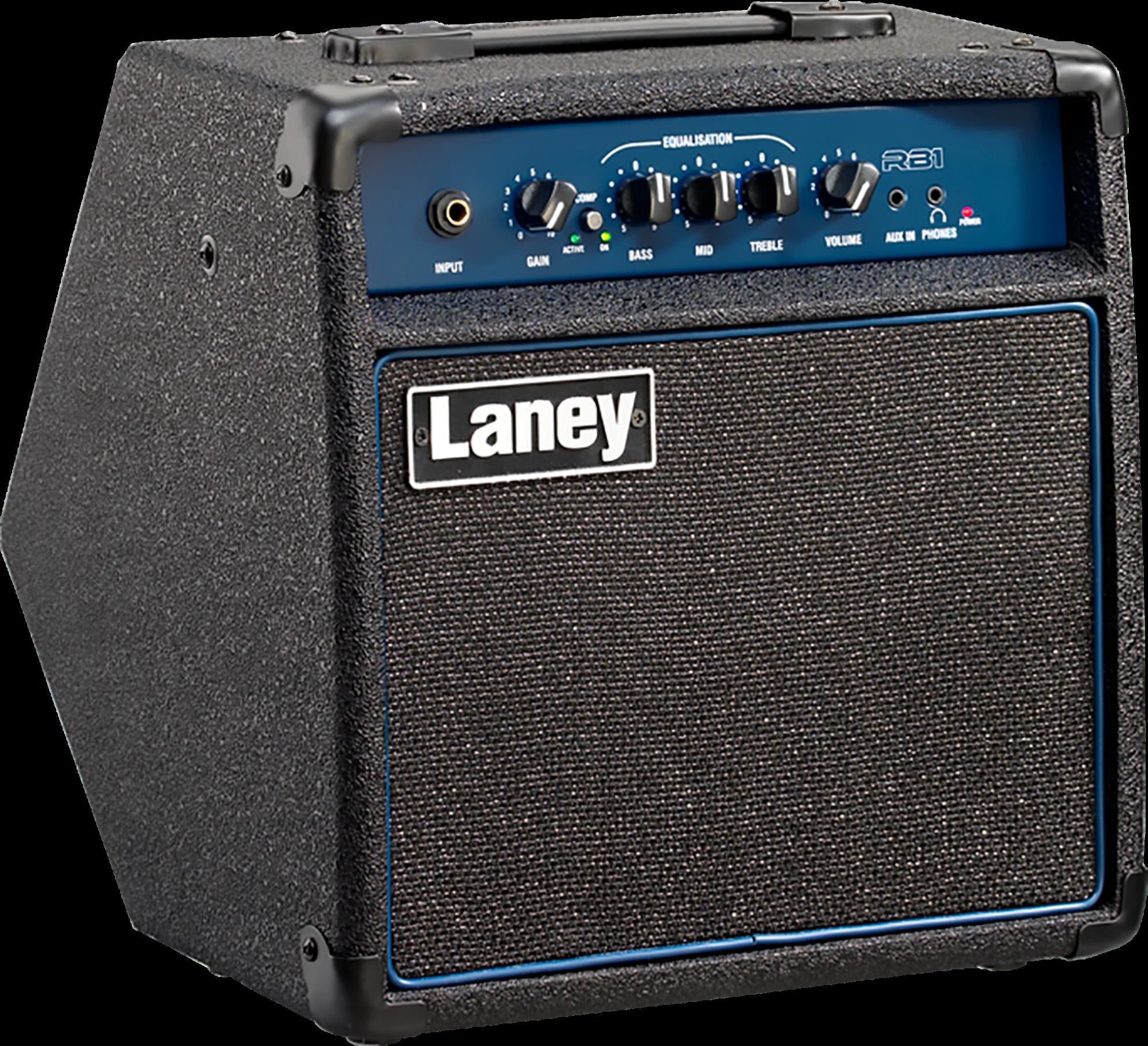 Laney RB1 Richter Bass Combo Amplifier with 8in Speaker in Black (15w)