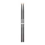 Promark Rebound 7A Drumsticks - Hickory Acorn Wood Tip in Gray