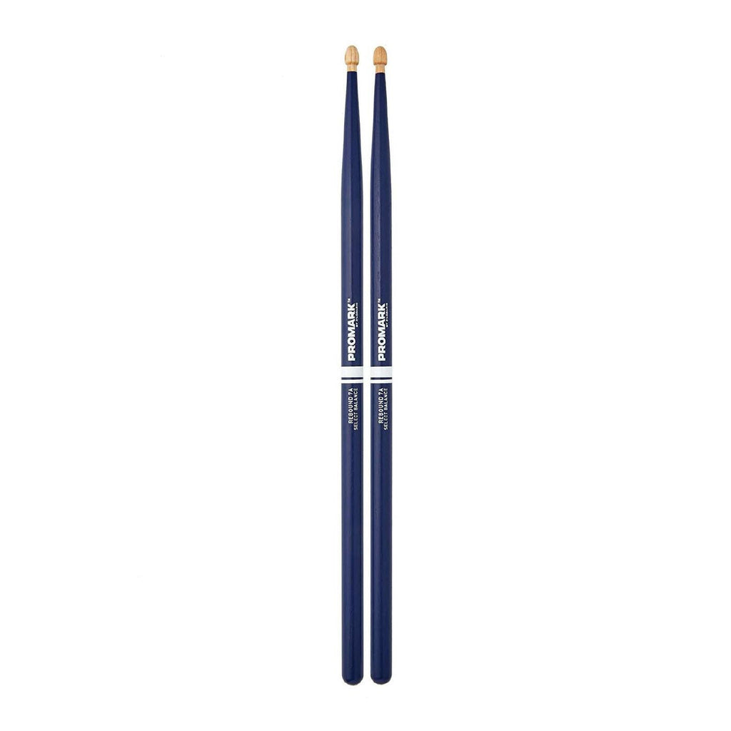 Promark Rebound 535 Drumsticks - Hickory Acorn Wood Tip in Blue