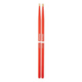 Promark Rebound 7A Drumsticks - Hickory Acorn Wood Tip in Orange