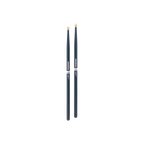 Promark Rebound 5A Painted Hickory Wood Tip Drumsticks in Blue